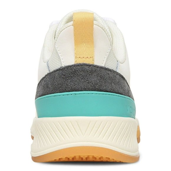 New Vionic Fearless Women's Comfort Sneaker Marshmallow/Teal - Picture 2 of 7